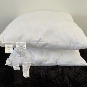 Pottery Barn Down Alternative 20”x20”  Throw Pillow Inserts Set of 2